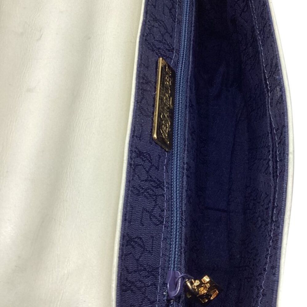 Saint Laurent Joan Quilted Shoulder Bag in White Calf Leather - Picture 9 of 10